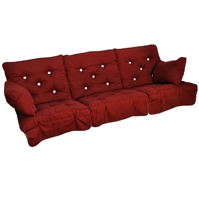 Hammockset, låg rygg - bordeaux