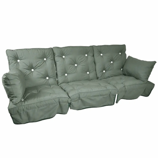 Hammockset, låg rygg - mossgrön