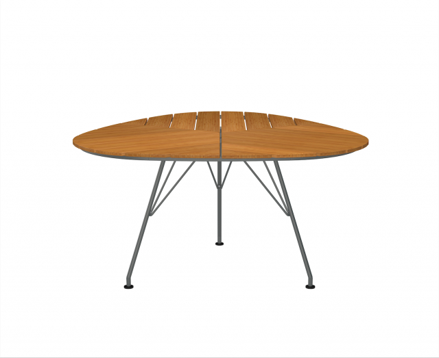 Leaf matbord - bamboo/grey