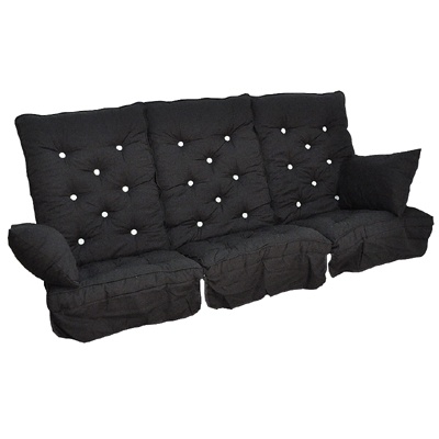 Hammockset, hög rygg - svart