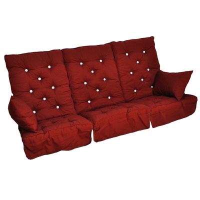 Hammockset, hög rygg - bordeaux