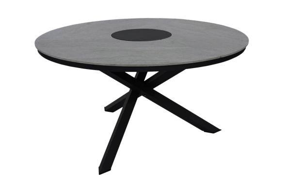 Kenora matbord Ø 130 H73 cm - svart/antracit