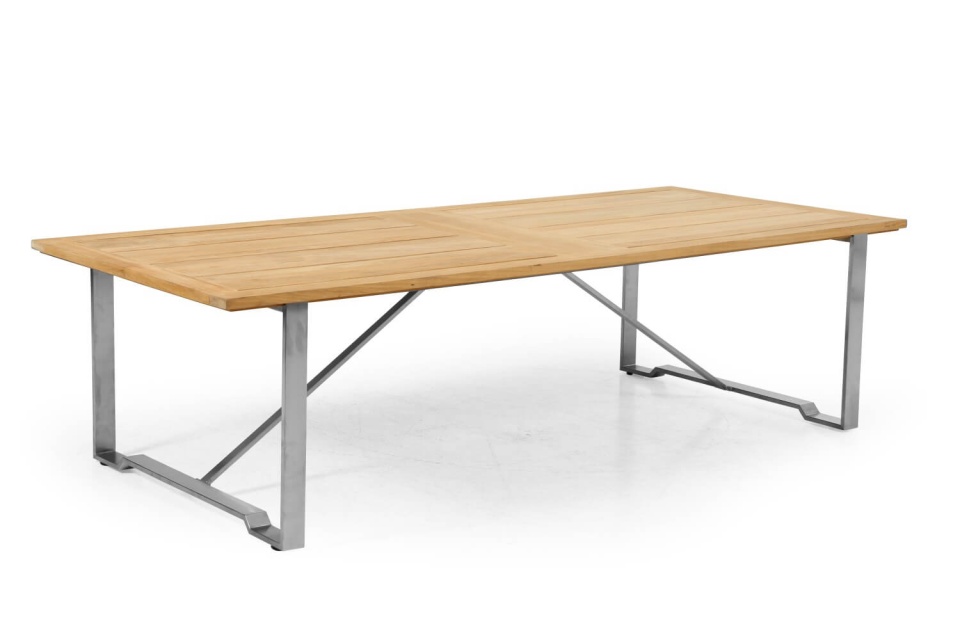 Gotland soffbord 150x65 - rostritt/teak