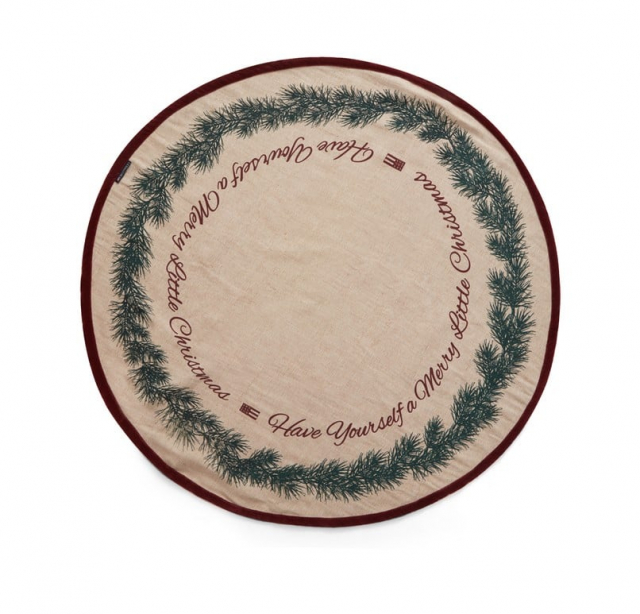 Holiday julgransmatta Ø 110 cm - natural