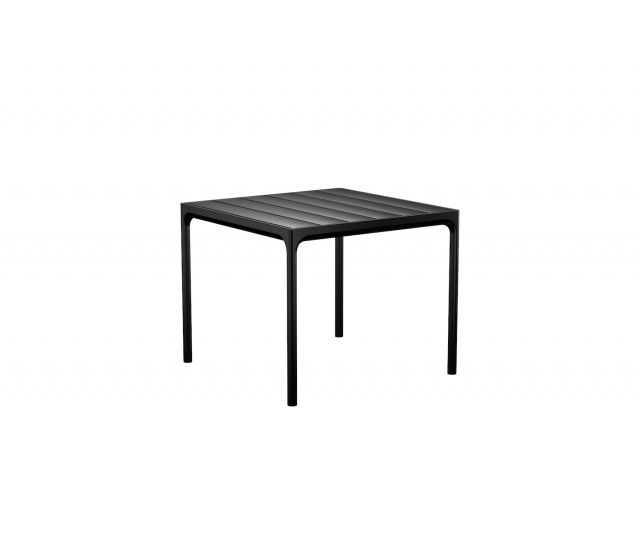 FOUR barbord 90x90 cm - black/black