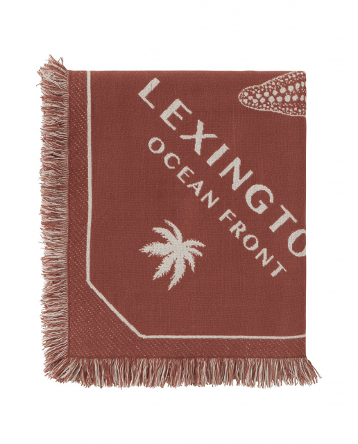 Bandana recycled bomullsfilt - coconut/white