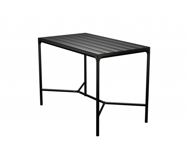 FOUR barbord 160x90 cm - black/black