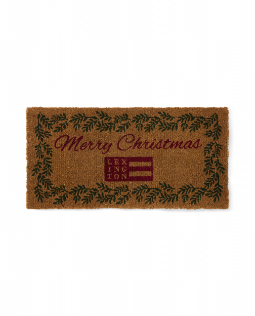 Merry Christmas dörrmatta - natural