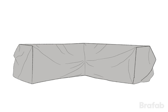 Soffskydd Soho/Rana 203/203x80x86 cm - grå