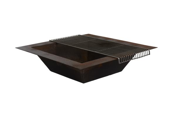 Kummin grillinsats - cortenstål/rost