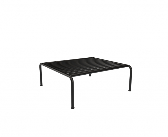 AVON bas ottoman/bord - black