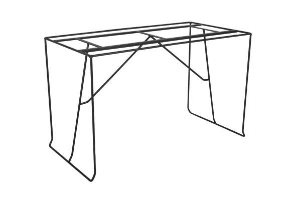 Sinarp bordsstativ 70x125 H72 cm - svart