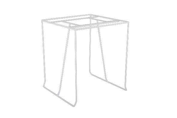 Sinarp bordsstativ 70x70 H72 cm - vit