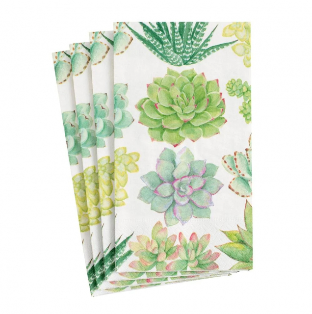 Succulents servetter, 15-pack