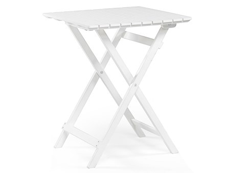 Åre cafébord 58x58 cm - vit