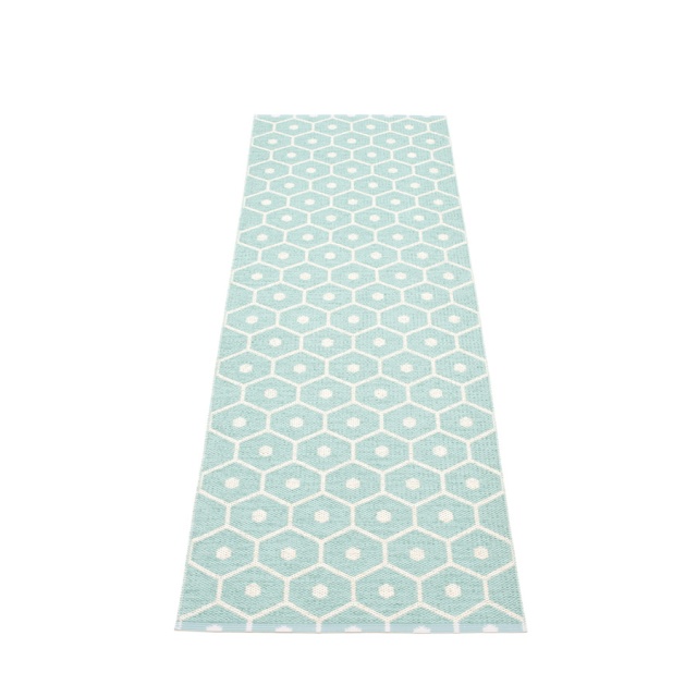 Honey matta - pale turquoise/vanilla