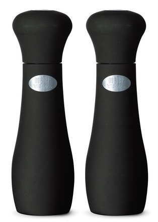 Premium Salt -och pepparkvarnar. 19 cm - black