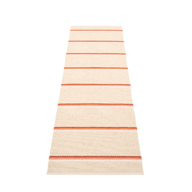 Olle matta - brick/cream
