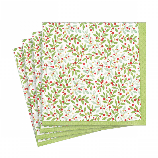 Twining Greenery servetter, 20-pack