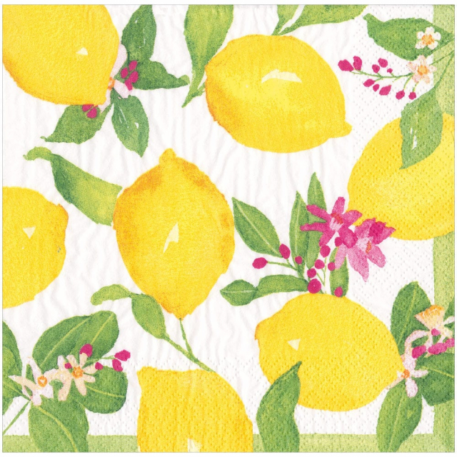 Limoncello servetter, 20-pack