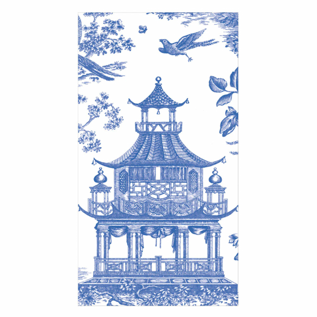Chinoiserie servetter, 15-pack - blue