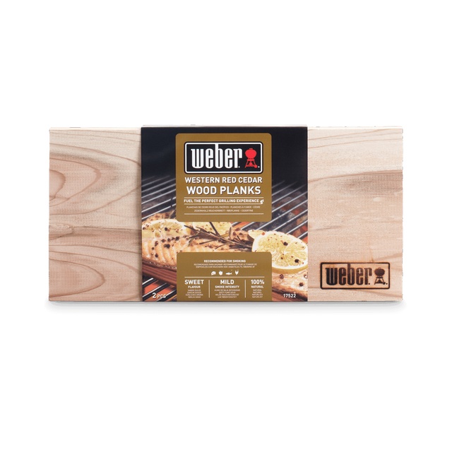 Rökplanka - Cederträ 2-Pack