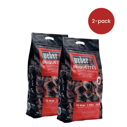 Weber Briketter 8 kg - 2-pack