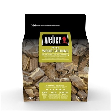 Smoking wood chunks - Äpple - 1.5 Kg