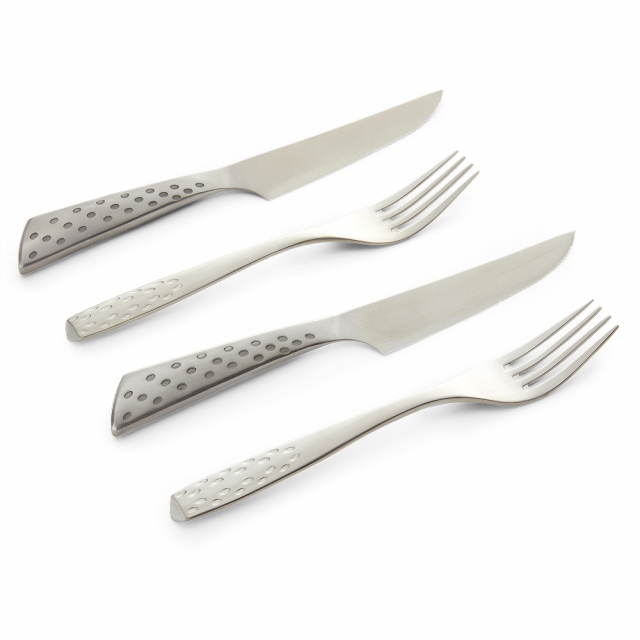 Deluxe Bestickset 2-pack - stainless steel