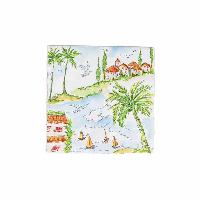 Mallorca servetter, 20-pack