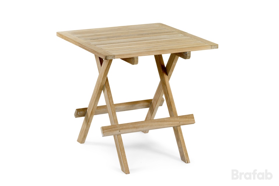 Opal sidobord 50x50 cm - teak