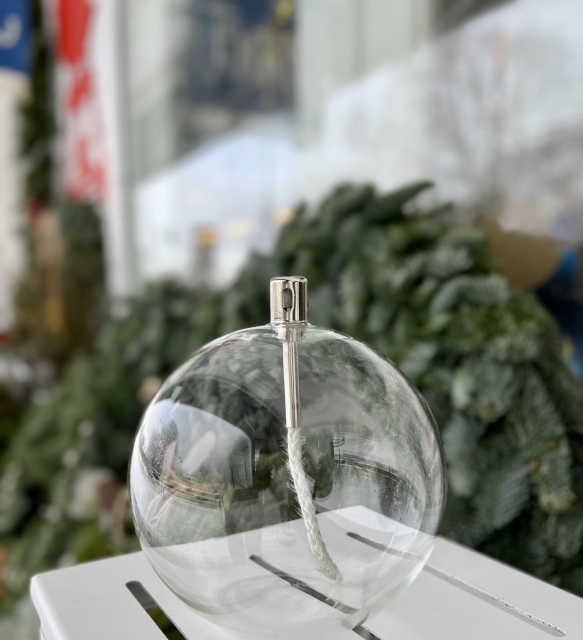 Oljelampa Sphere, XL - clear