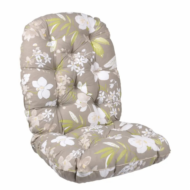 Snurr & gungdyna, flock - beige botanical