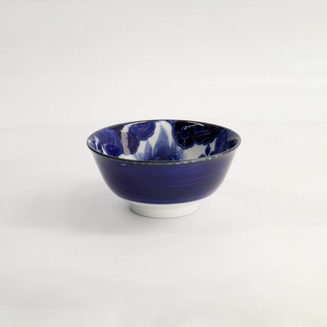 Japonism Lion skål Ø 127 H68 cm - blue