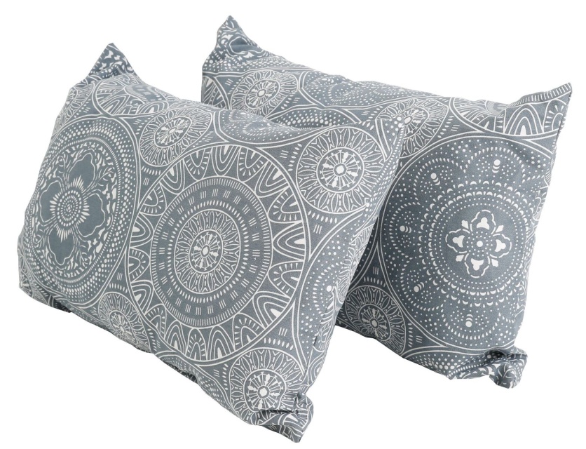 Sidokuddar flock - mandala grey