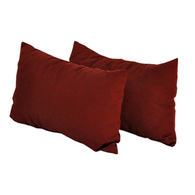 Sidokuddar flock- bordeaux