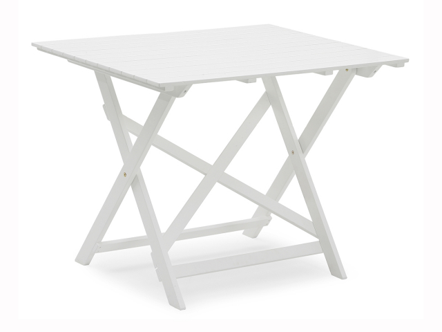 Åre cafébord 97x95 H72 cm - vit