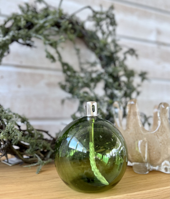 Oljelampa Sphere, S - green