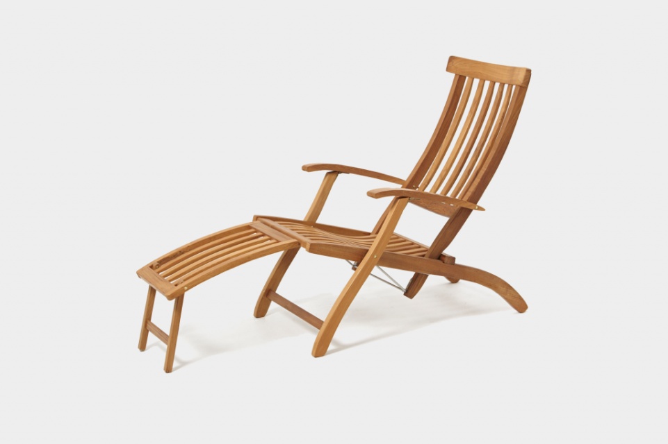 Lobby däckstol - teak