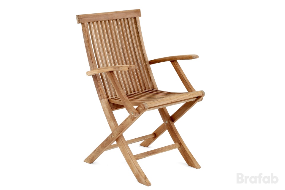 Turin karmstol - teak