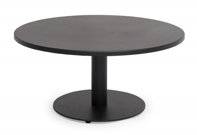 Näsby soffbord Ø 80 H39 cm - svart