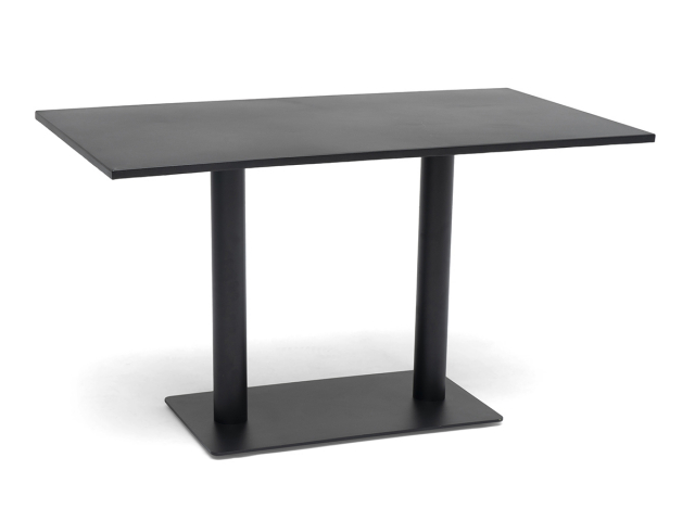 Näsby cafebord 70x120 H73 cm - svart