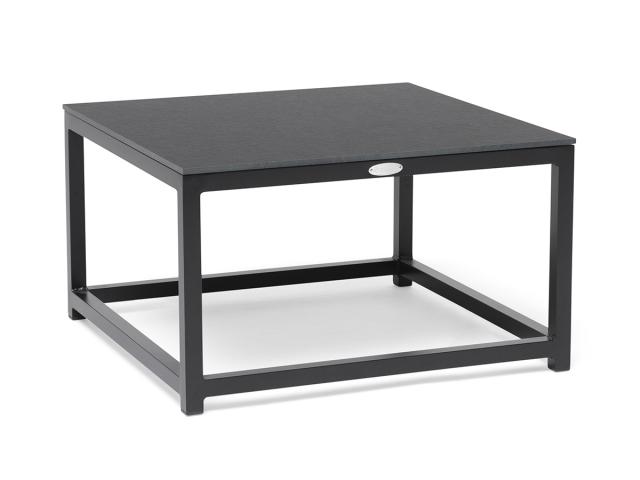 Jet set soffbord, 70x70 cm - svart