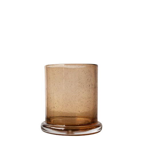 Bubble ljuslykta medium - rust