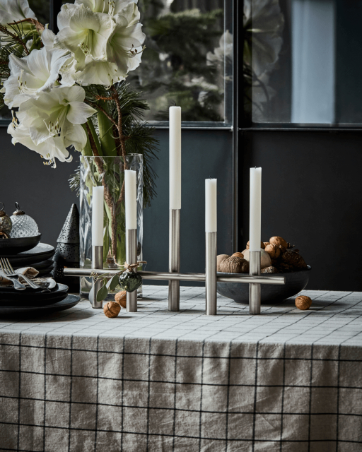 Maxi45 ljusstake - antique silver