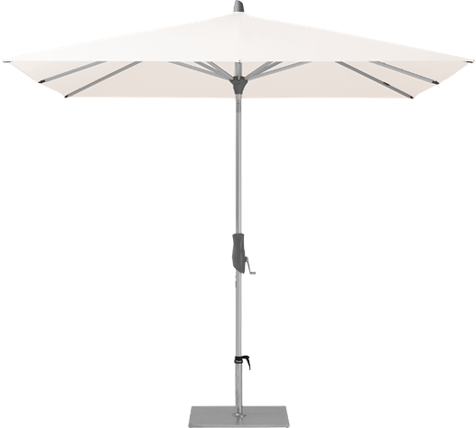 Alu-Twist parasoll 2,4x2,4 m - vanilj