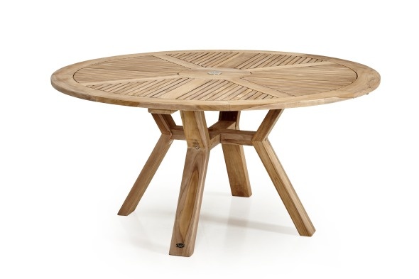 Circus matbord Ø 150 H73 cm - natur teak