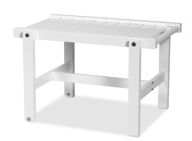 Rullbord aluminium - vit
