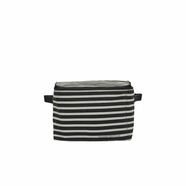 Canva förvaringsbox, liten - black/off-white