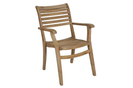 Karlo karmstol - teak